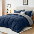 Sasttie King Size Comforter Set, 7 Pieces Bed in a Bag King, Complete Bedding by SASTTIE