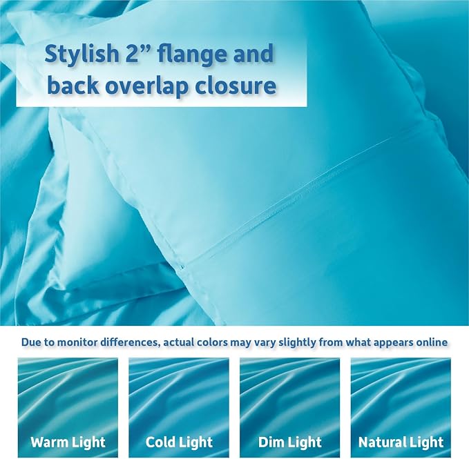 Nestl Bright Blue Duvet Cover Full Size - Image 8