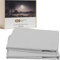 100% Egyptian Cotton Pillowcases Standard Set of 2, Sateen Weave, Soft and by CaliforniaDesignDen