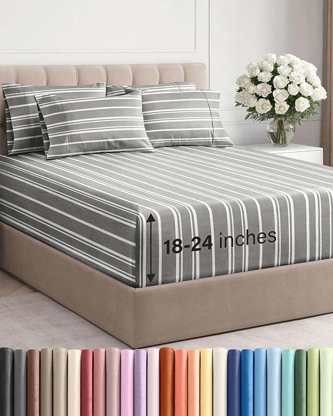 Extra Deep King Sheet Set by CGKUnlimited