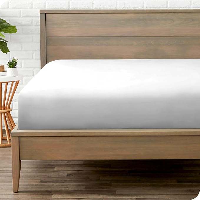 Bare Home Fitted Bottom Sheet King Size by BareHome