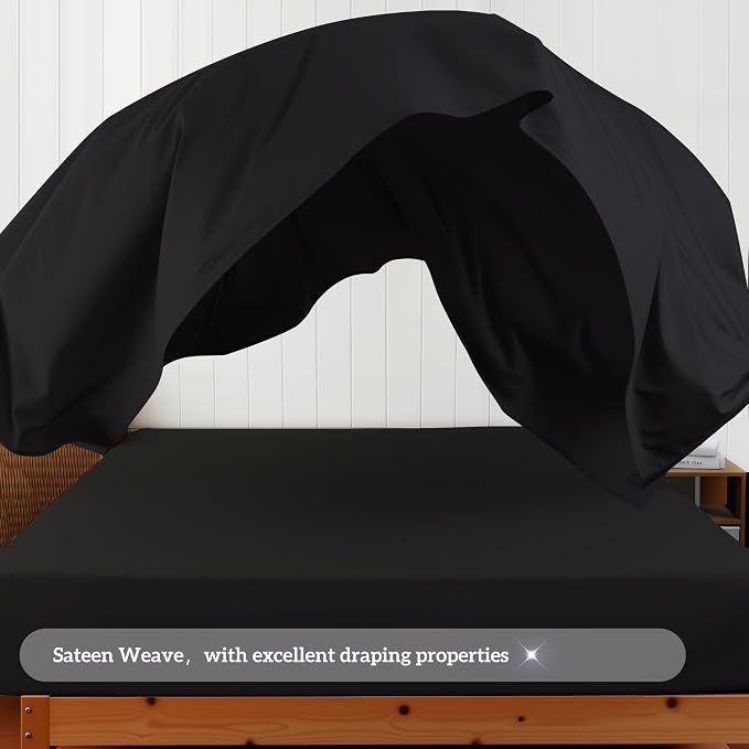 Cotton Flat Sheets Only, 600 TC 100% Cotton Flat Sheet Top Sheet Only, King - Image 9
