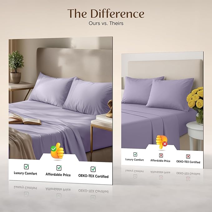 Utopia Bedding California King Size Sheet Set – 4 Piece Bed Sheets, Soft and - Image 6