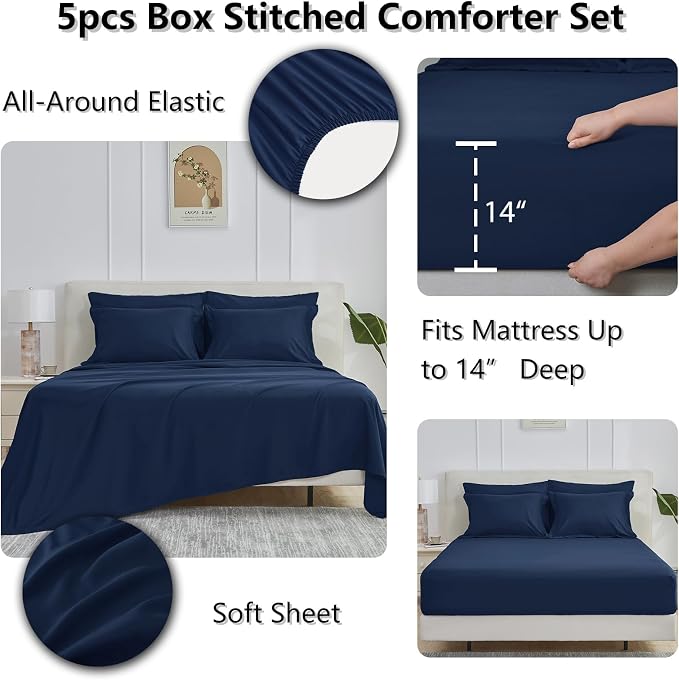 CozyLux Twin Comforter Set - Image 4