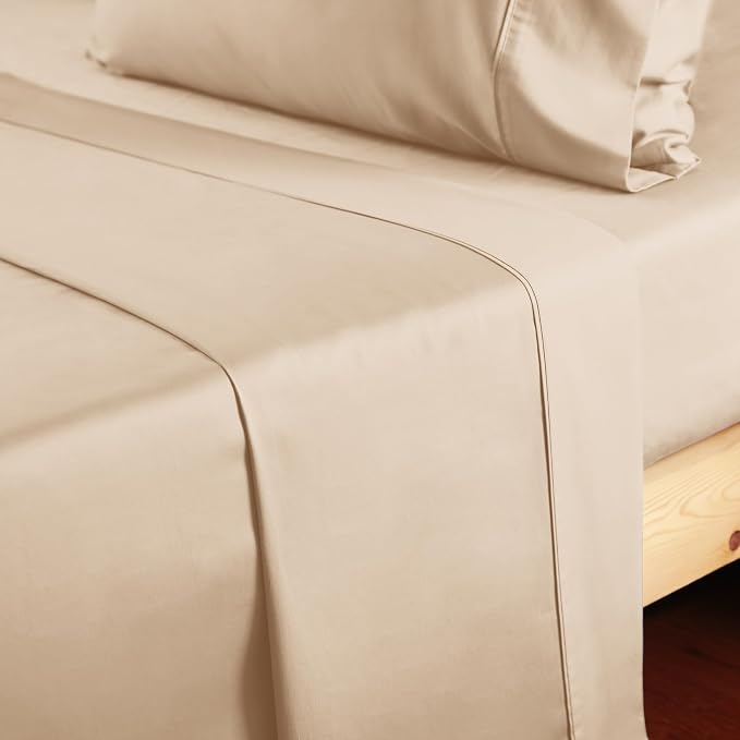 Cotton Full Flat Sheet Only, 600 Thread Count 100% Egyptian Cotton Top Sheet - Image 7