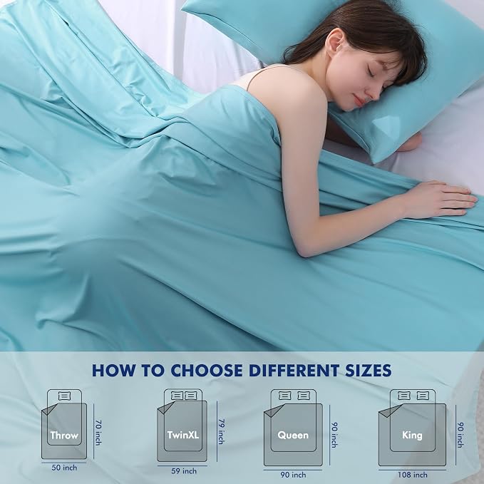 Elegear Cooling Blankets for Hot Sleeper Twin, Arc-Chill 3.0 Cool Fiber - Image 7