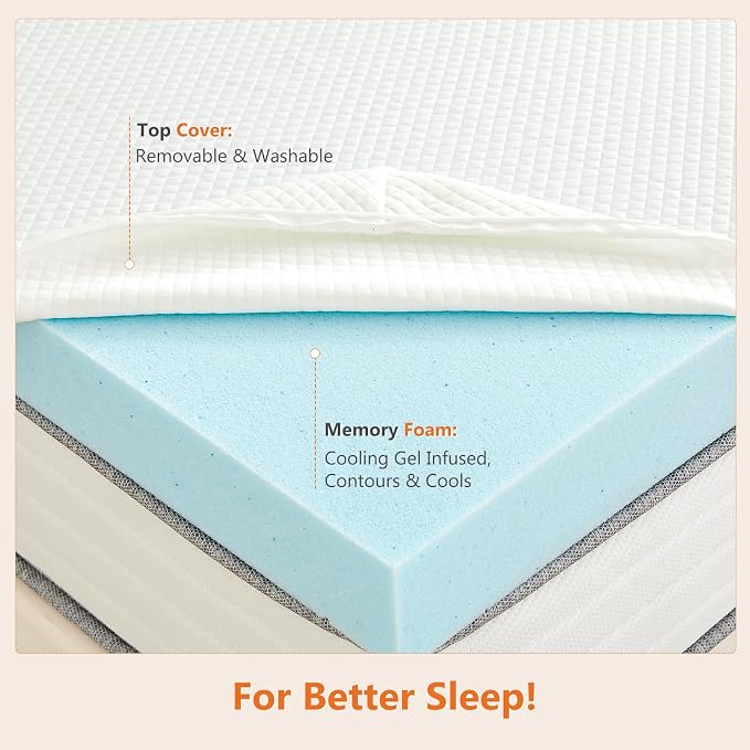 Sweetcrispy Mattress Topper Full - Image 8