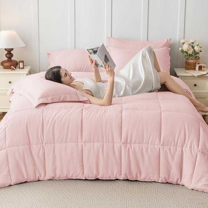 JOLLYVOGUE Full Comforter Set, Ultra-Soft Bed in a Bag Full Size 7 Pieces - Image 7