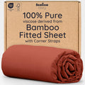 Bambaw Queen Size Fitted Sheet Only, 100% Viscose Derived from Bamboo Fitted by Bambaw