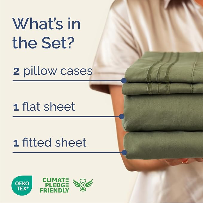 Cal King Size 4 Piece Sheet Set - Image 2