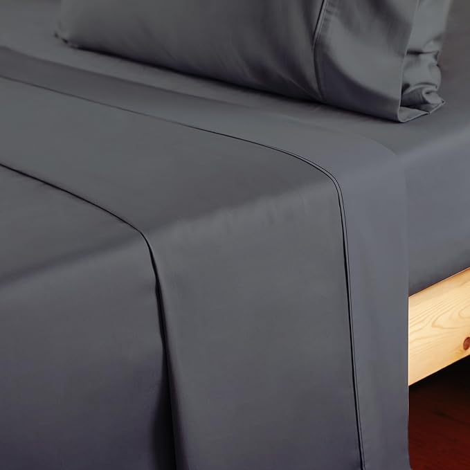 Cotton Full Flat Sheet Only, 600 Thread Count 100% Egyptian Cotton Top Sheet - Image 7