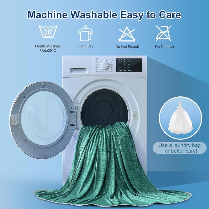 KMUSET Cooling Blanket Twin, Double Sided Summer Cooling Blankets - Image 7