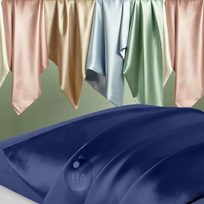 Silk Pillowcase for Hair and Skin, Mulberry Silk Pillow Cases Queen Size - Image 2