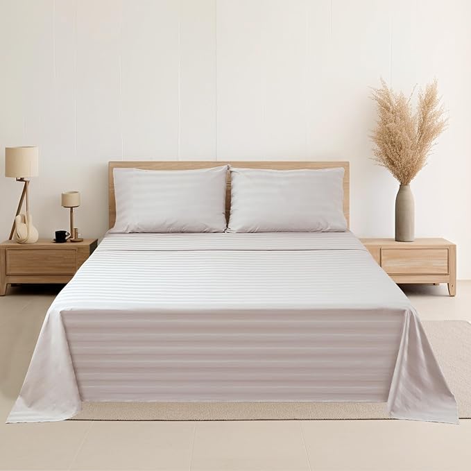Cotton Queen Flat Sheet Only, 600 Thread Count 100% Egyptian Cotton Top Sheet - Image 8