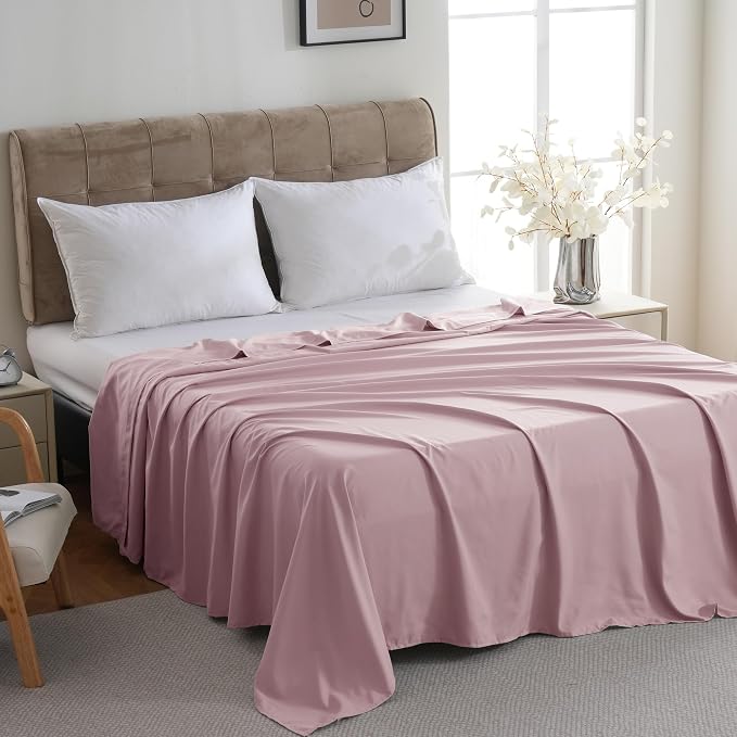 ZPECC Bulk Flat Sheets Only King Size 6 Pack, Easy Sort Top Bed Sheet by - Image 2