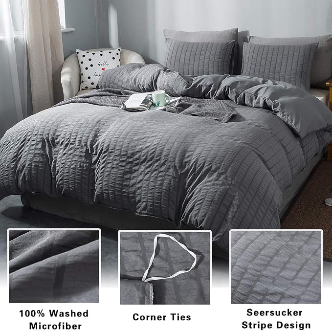 AveLom Queen Duvet Cover Set, 3 Pieces - Image 2