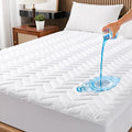 Cal King Size Waterproof Mattress Protector Quilted, Breathable Ultra-Soft by Unilibra