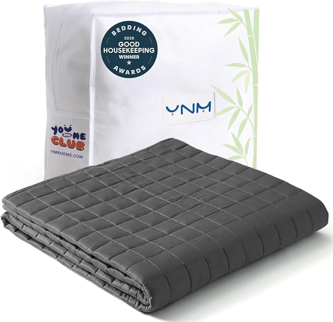 YnM Weighted Blanket, Cooling Bamboo Viscose, Smallest Compartments by YNM