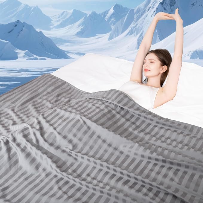 Elegear Revolutionary Cooling Blanket Twin, Absorbs Heat to Keep Body Cool by Elegear