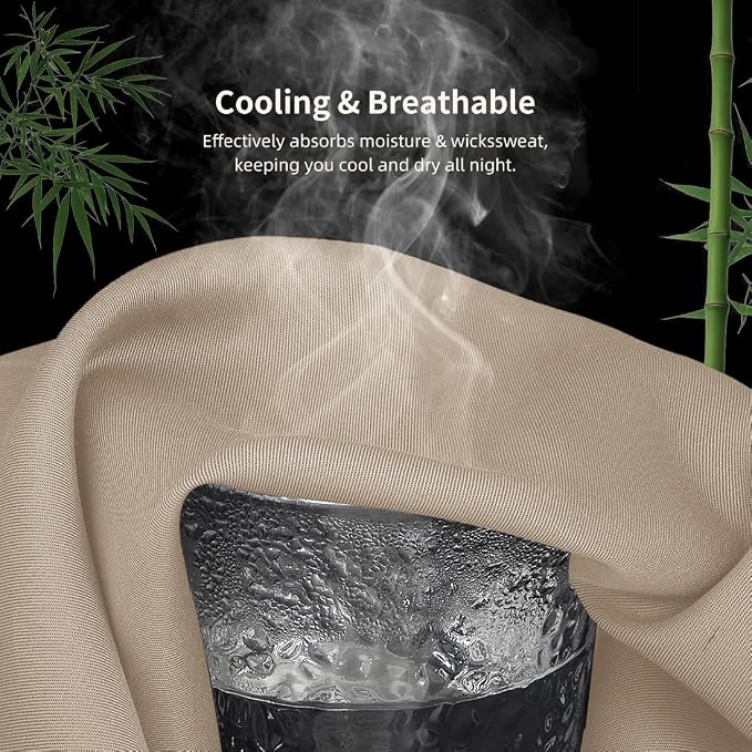 King Pillowcases, Cooling Viscose from Bamboo Pillow Covers - Image 4