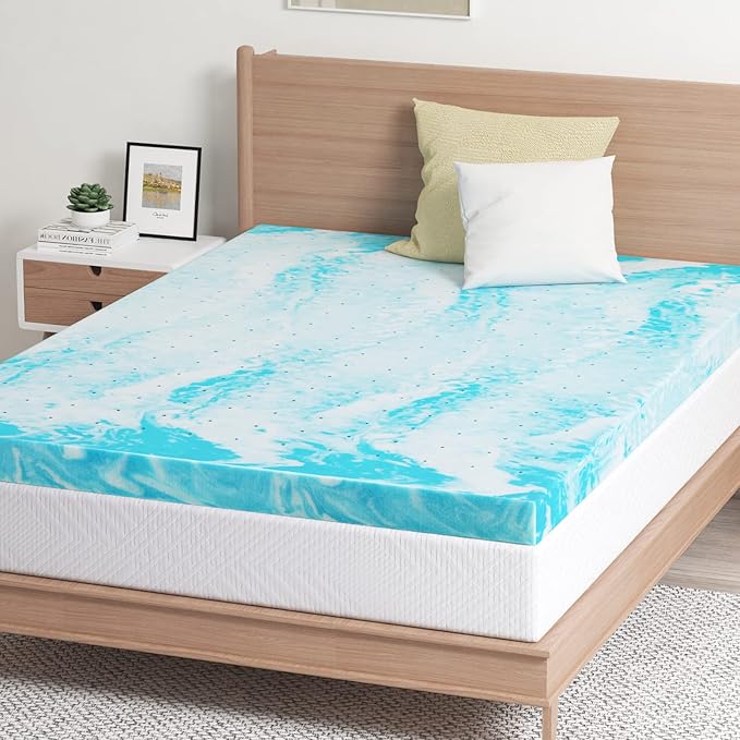EGO Topper 2 Inch Twin XL Memory Foam Mattress Topper, Gel Foam Mattress Topper - Image 7