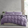 Nestl Grayish Purple California King Duvet Cover Sets by Nestl