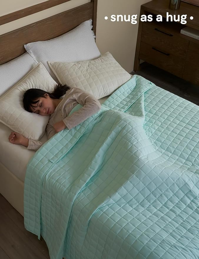 YnM 12lbs Weighted Blanket for Adults, Heavy Bed Throw Blanket - Image 3