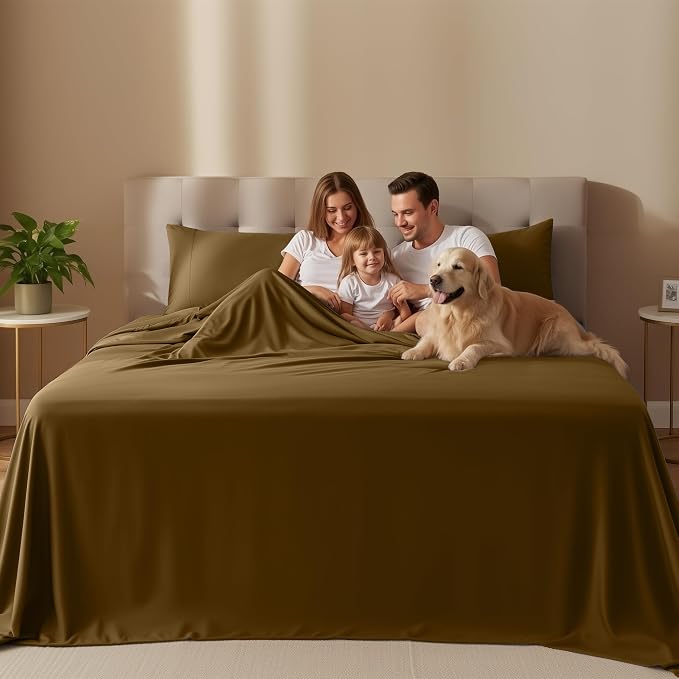 Utopia Bedding Full Size Sheet Set – 4 Piece Bed Sheets, Soft and Breathable - Image 2