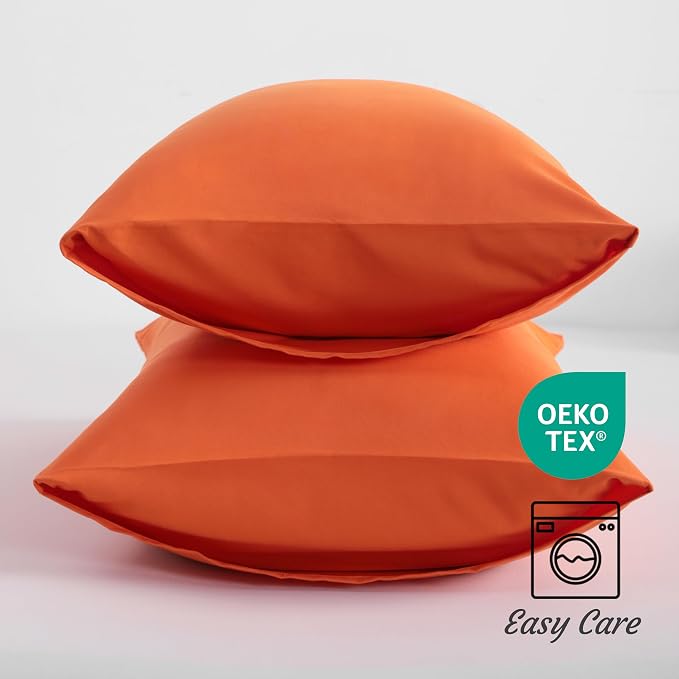 NTBAY Queen Pillow Cases Set of 2, 2 Pack Brushed Microfiber 20x30 Pillow Cases - Image 3