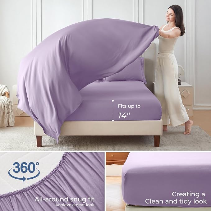 Sasttie California King Comforter Set, 7 Pieces Cal King Bed in a Bag, Complete - Image 4