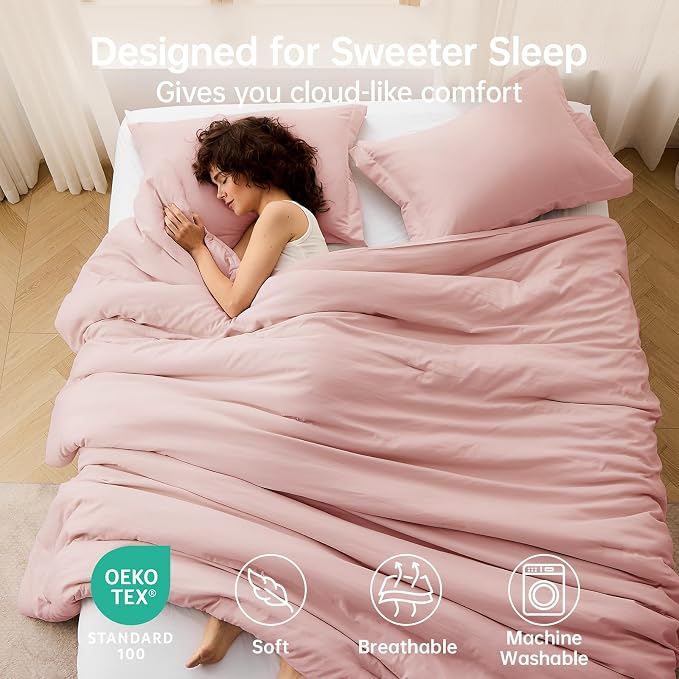 MUXHOMO Full Comforter Sets, All Season Ultra Soft Down Alternative Bedding - Image 2