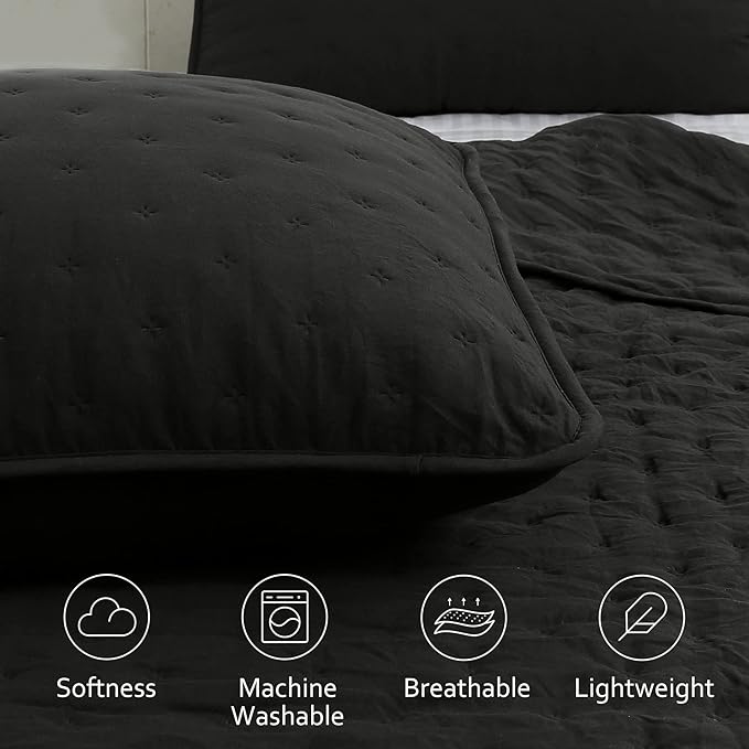 ROARINGWILD California Cal King Size Quilt Bedding Sets - Image 3