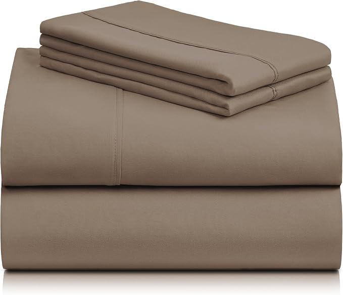 LuxClub 4 PC Full Sheet Set, Breathable Luxury Bed Sheets, Deep Pockets 18" - Image 8