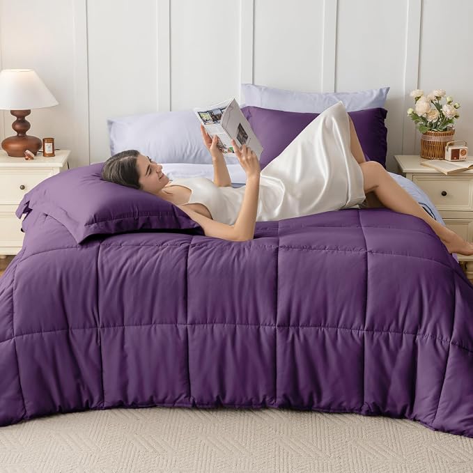 JOLLYVOGUE Full Comforter Set, Ultra-Soft Bed in a Bag Full Size 7 Pieces - Image 6