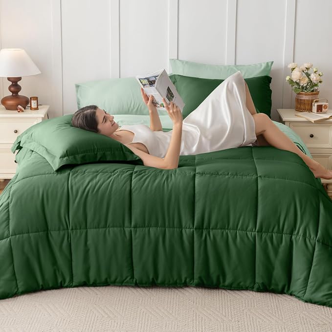 JOLLYVOGUE California King Comforter Set, Ultra-Soft Bed in a Bag 7 Pieces - Image 6