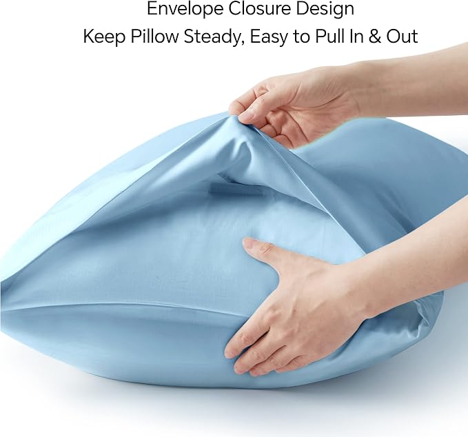 BEDELITE King Size Pillow Cases Set of 2, Rayon Derived from Bamboo, Cooling - Image 6