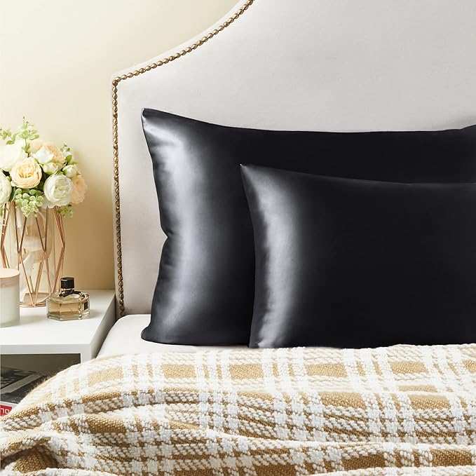 BEDELITE Satin Pillowcase with Zipper, Super Soft and Cooling Similar to Silk - Image 6