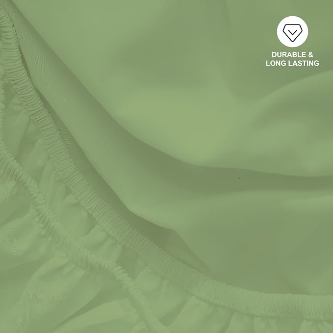Hotella 100% Microfiber Full Size Fitted Sheet Only, Machine Washable and - Image 6