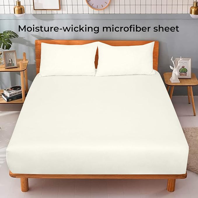 Royale Linens Fitted Sheet King - Image 2
