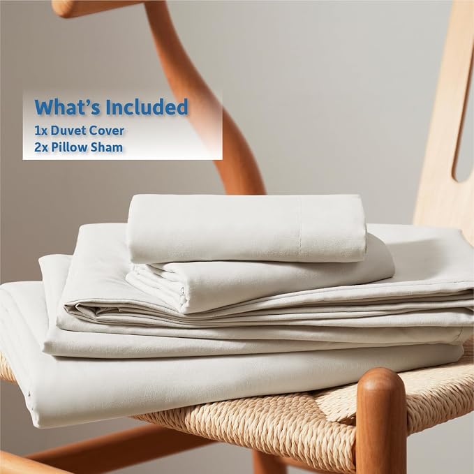 Nestl Off White Duvet Cover King Size - Image 9
