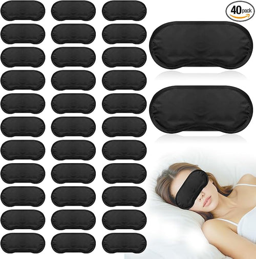40 Pcs Eye Mask Sleep Masks Bulk Blindfolds by lipetol