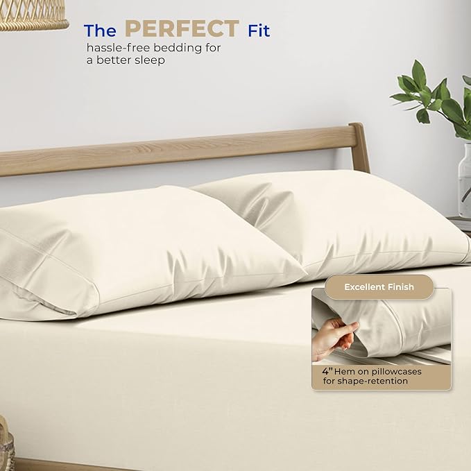 Thread Spread 100% Cotton King Size Pillow Cases Set of 4 - Image 4