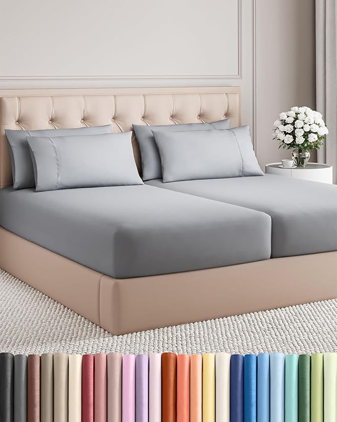 Split King 7 Piece Sheet Set by CGKUnlimited