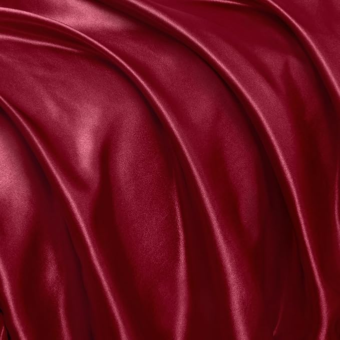 Homiest Ruffle Satin Body Pillow Cover, Silky Satin Body Pillowcase - Image 7