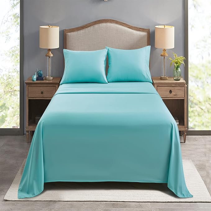 FreshCulture Full Flat Sheets Only, Soft Microfiber Bedding Sheets - Image 7