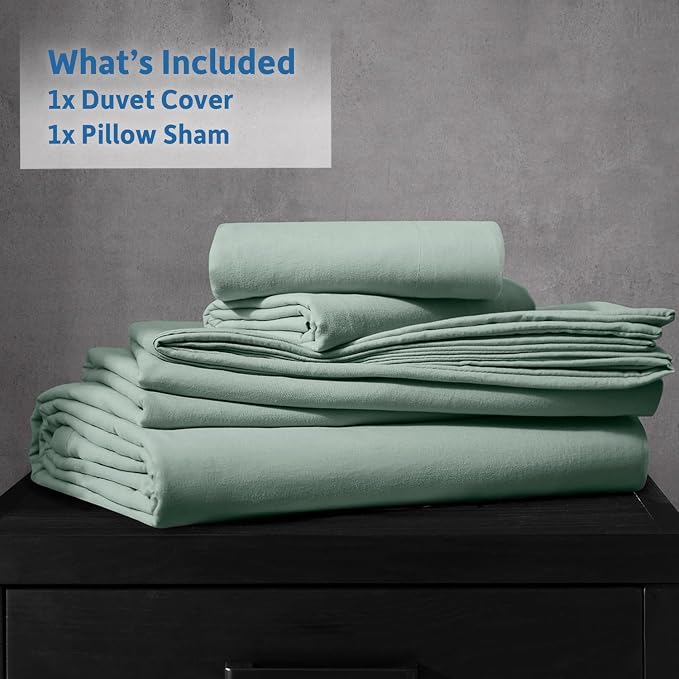 Nestl Sage Green Duvet Cover Full Size - Image 9
