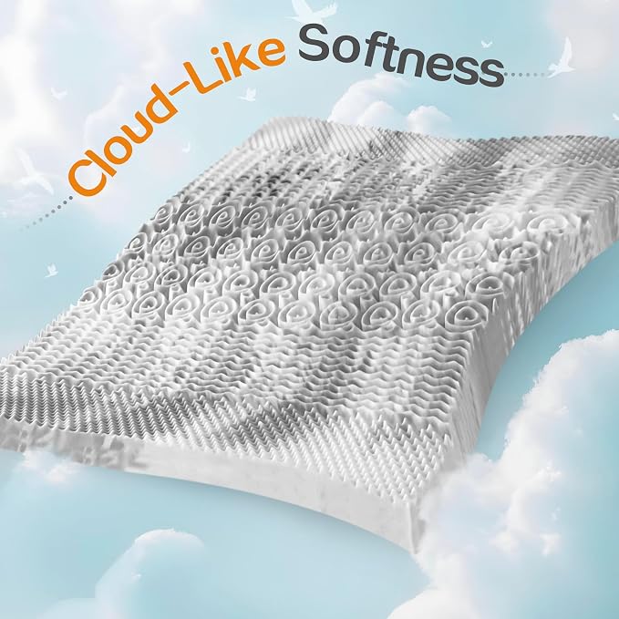 SINWEEK 1.5 Inch Memory Foam Mattress Topper Twin XL, Twin Extra Long Mattress - Image 6