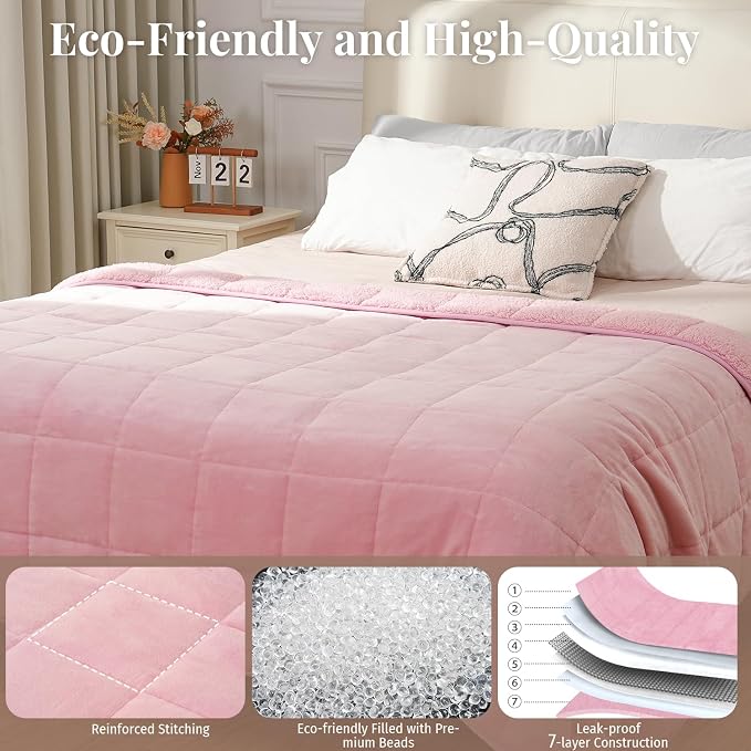 Topblan Sherpa Fleece Weighted Blanket - Image 5