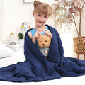 Weighted Blanket Kids 5lbs, Cooling Heavy Throw Blanket by BETU