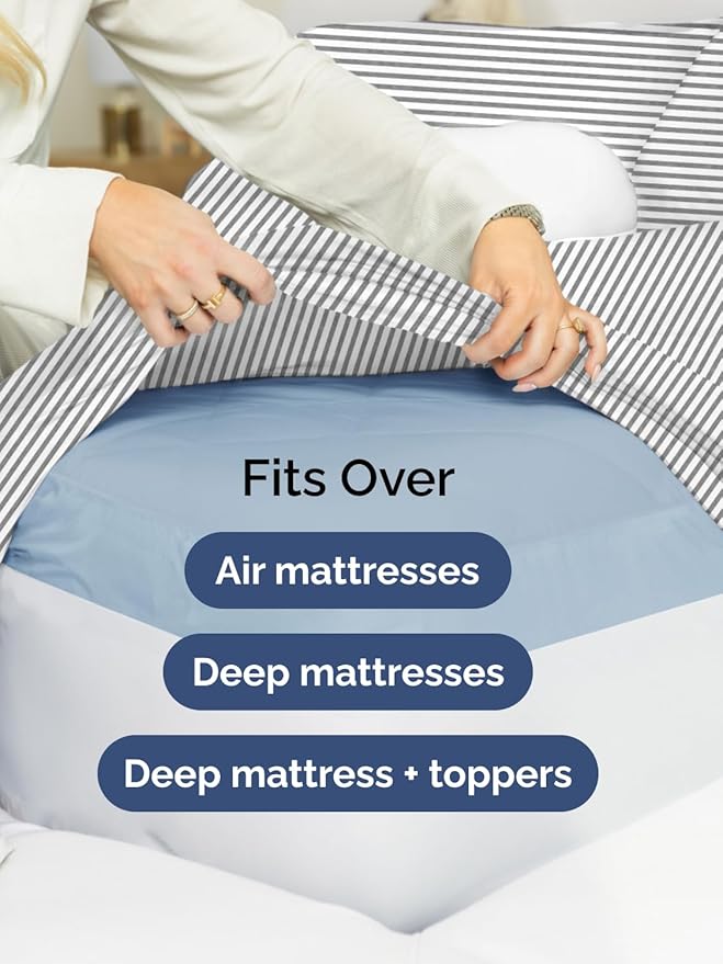 Extra Deep Twin Fitted Sheet - Image 6